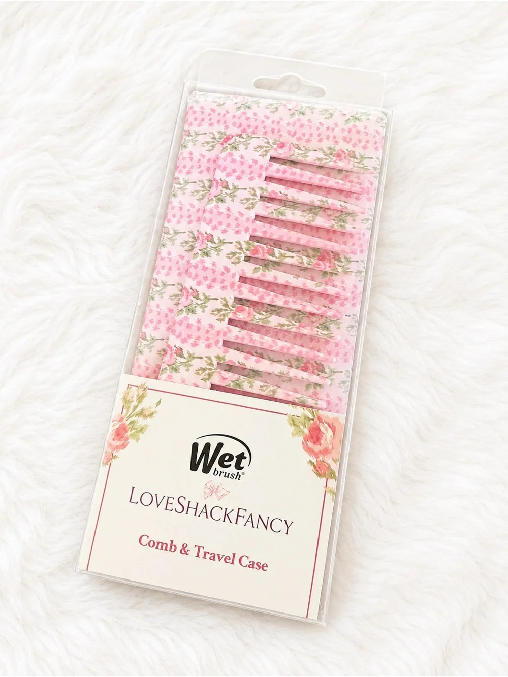 LoveShackFancy Wet Brush Blooming Heirloom Comb & Travel Case
